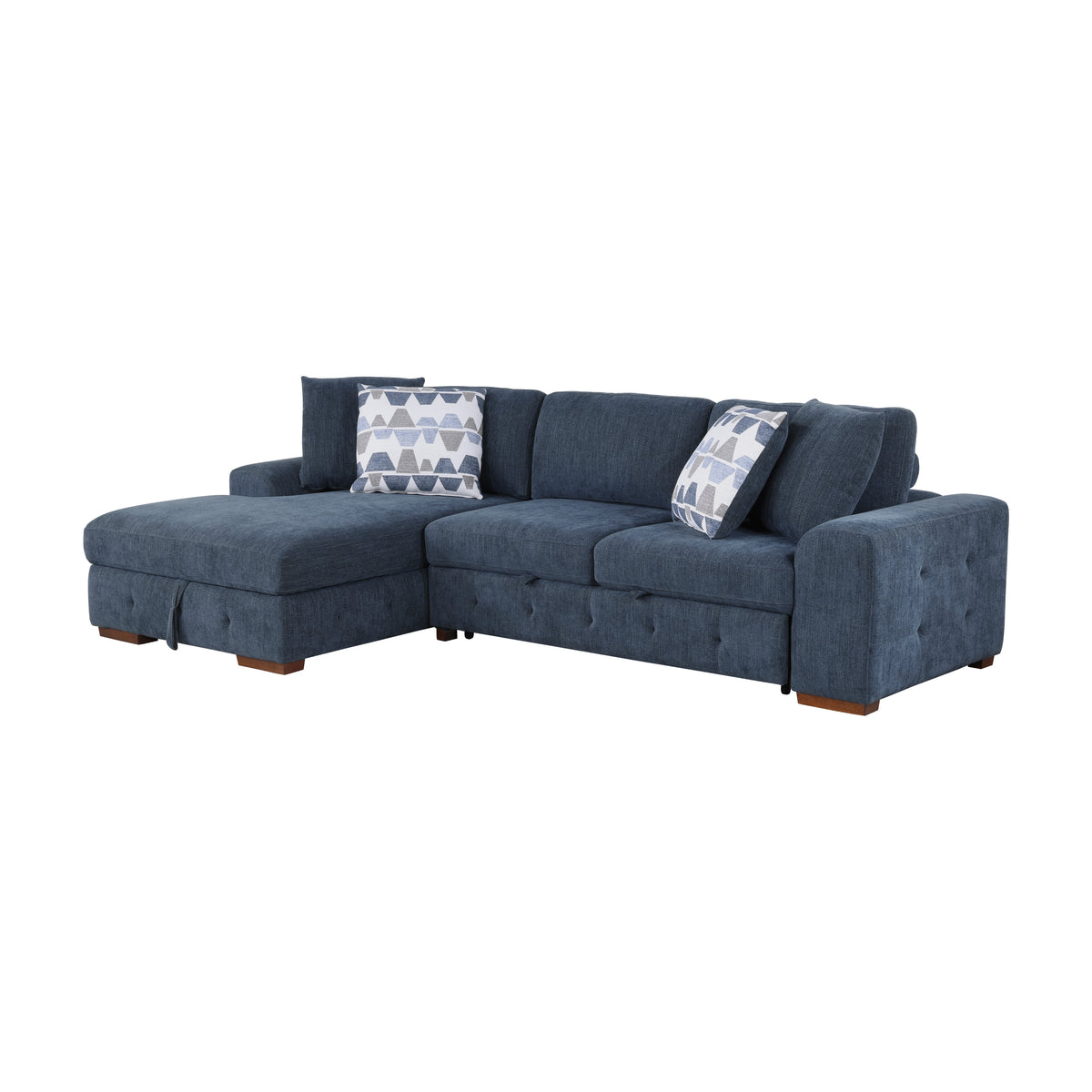 9624BU*2LC2R (2)2-Piece Sectional with Left Chaise from Homelegance - Luna Furniture