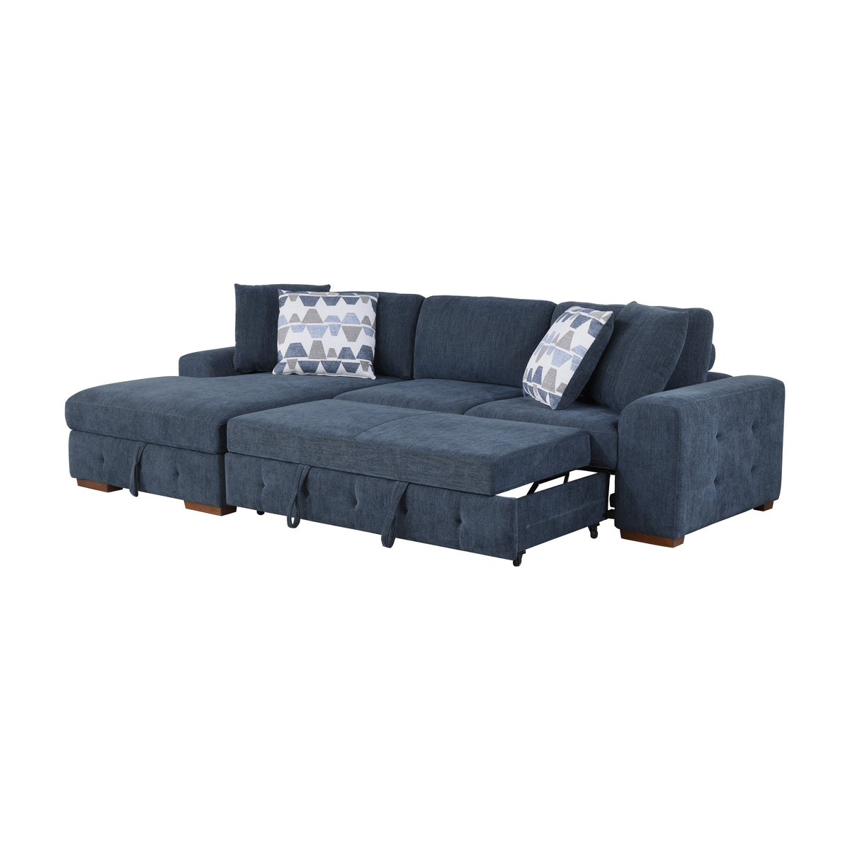 9624BU*2LC2R (2)2-Piece Sectional with Left Chaise from Homelegance - Luna Furniture