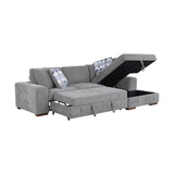 9624GY*22LRC (2)2-Piece Sectional with Right Chaise from Homelegance - Luna Furniture