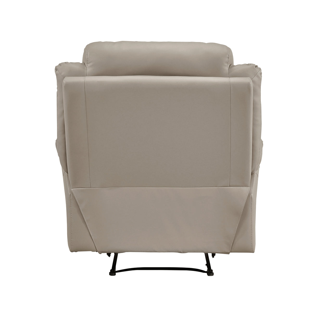Laconia Latte Leather Reclining Chair from Homelegance - Luna Furniture