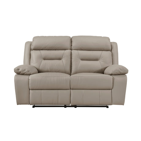 Laconia Latte 2-Piece Double Reclining Set from Homelegance - Luna Furniture