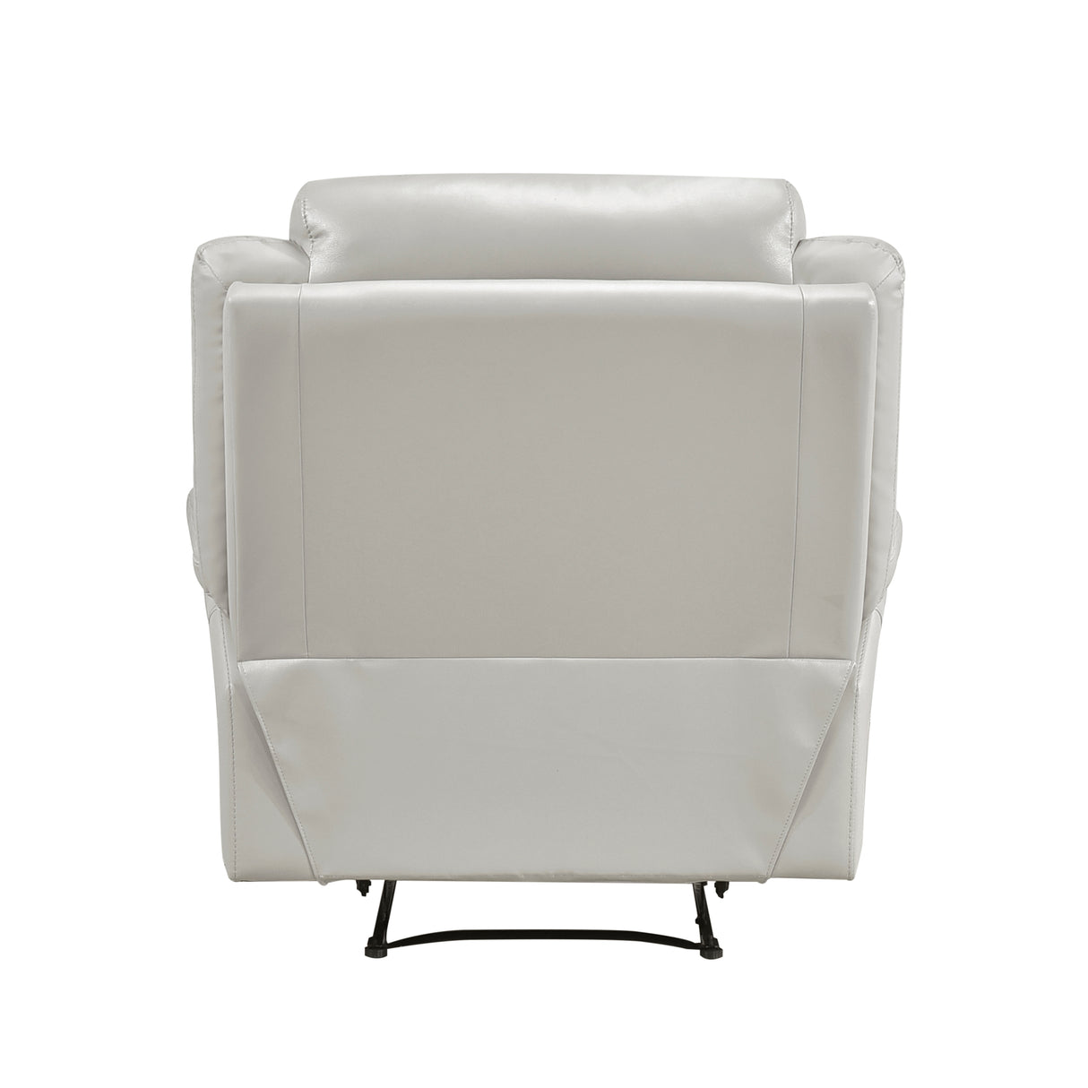 Laconia Silver Leather Double Reclining Living Room Set from Homelegance - Luna Furniture