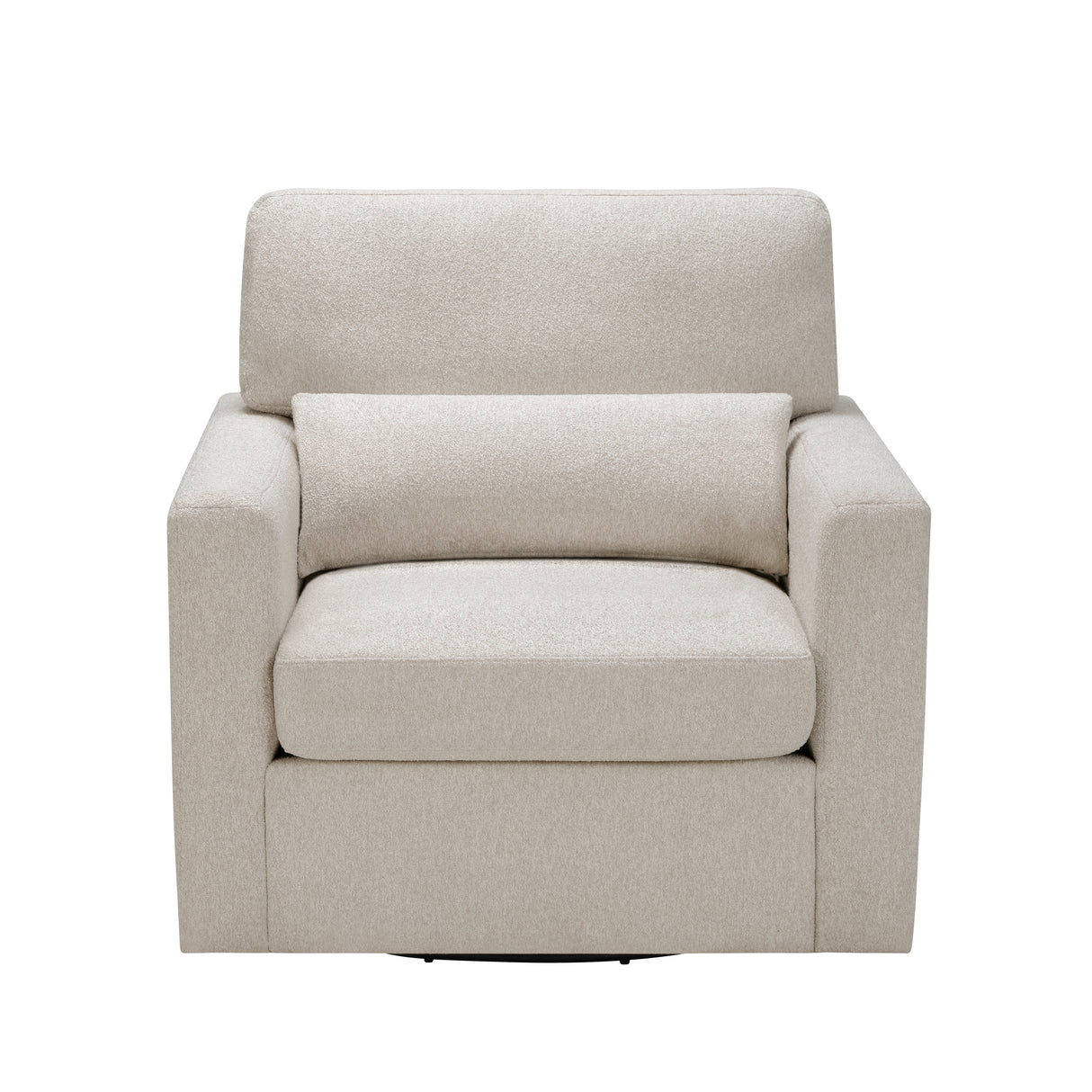 Pompano Beige Boucle Swivel Chair from Homelegance - Luna Furniture