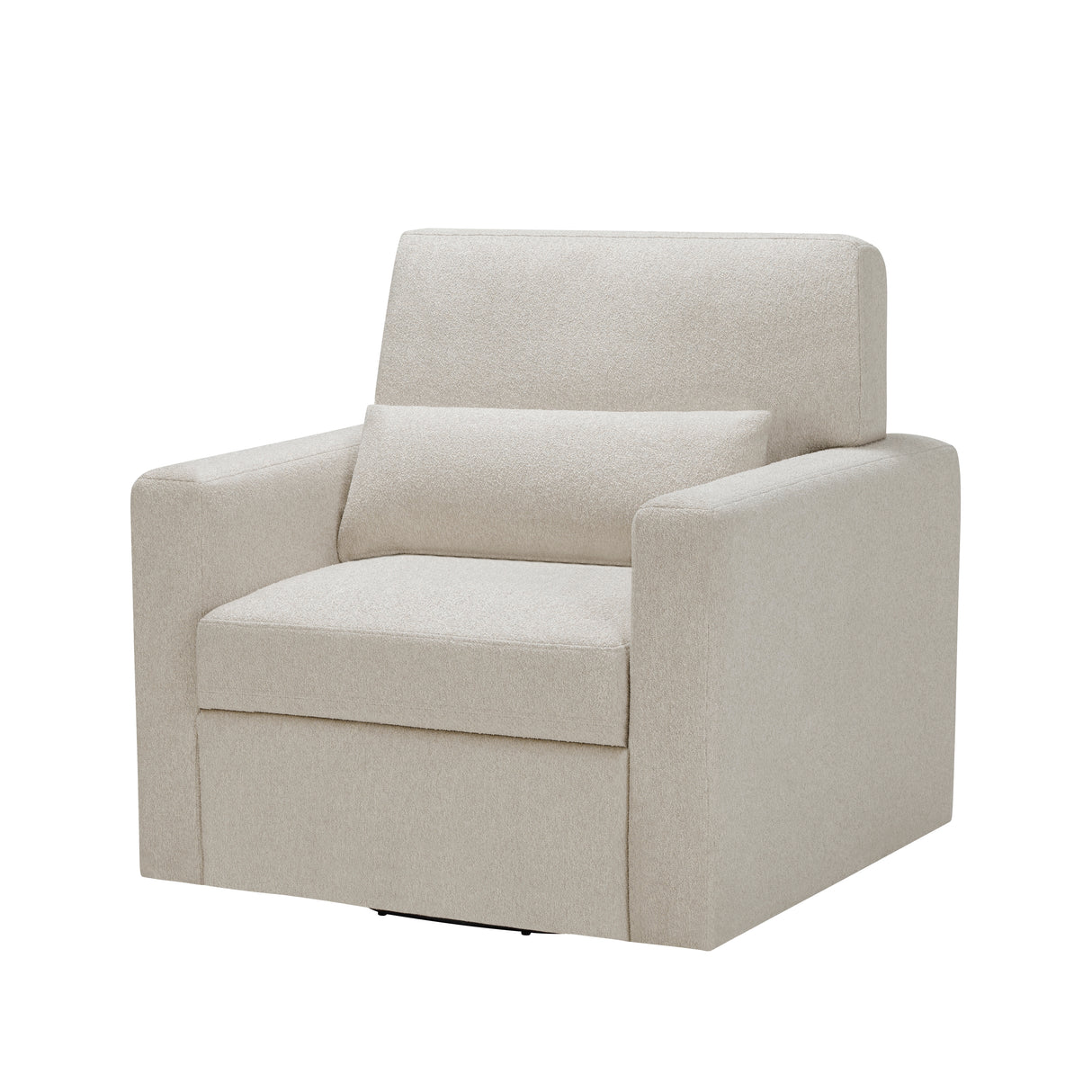Pompano Beige Boucle Swivel Chair from Homelegance - Luna Furniture