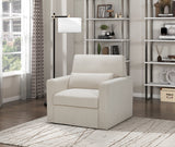 Pompano Beige Boucle Swivel Chair from Homelegance - Luna Furniture