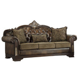 Croydon Dark Cherry 2-Piece Living Room Set from Homelegance - Luna Furniture