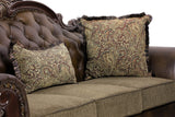 Croydon Dark Cherry 2-Piece Living Room Set from Homelegance - Luna Furniture