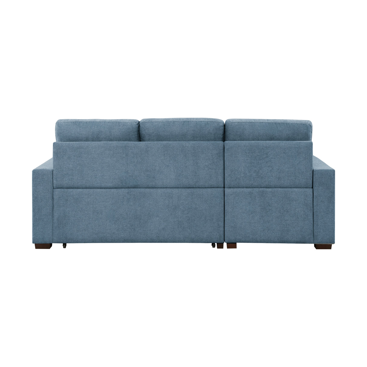 Waitsfield Blue 2-Piece Sectional with Left Chaise, Pull-out Bed and Hidden Storage from Homelegance - Luna Furniture