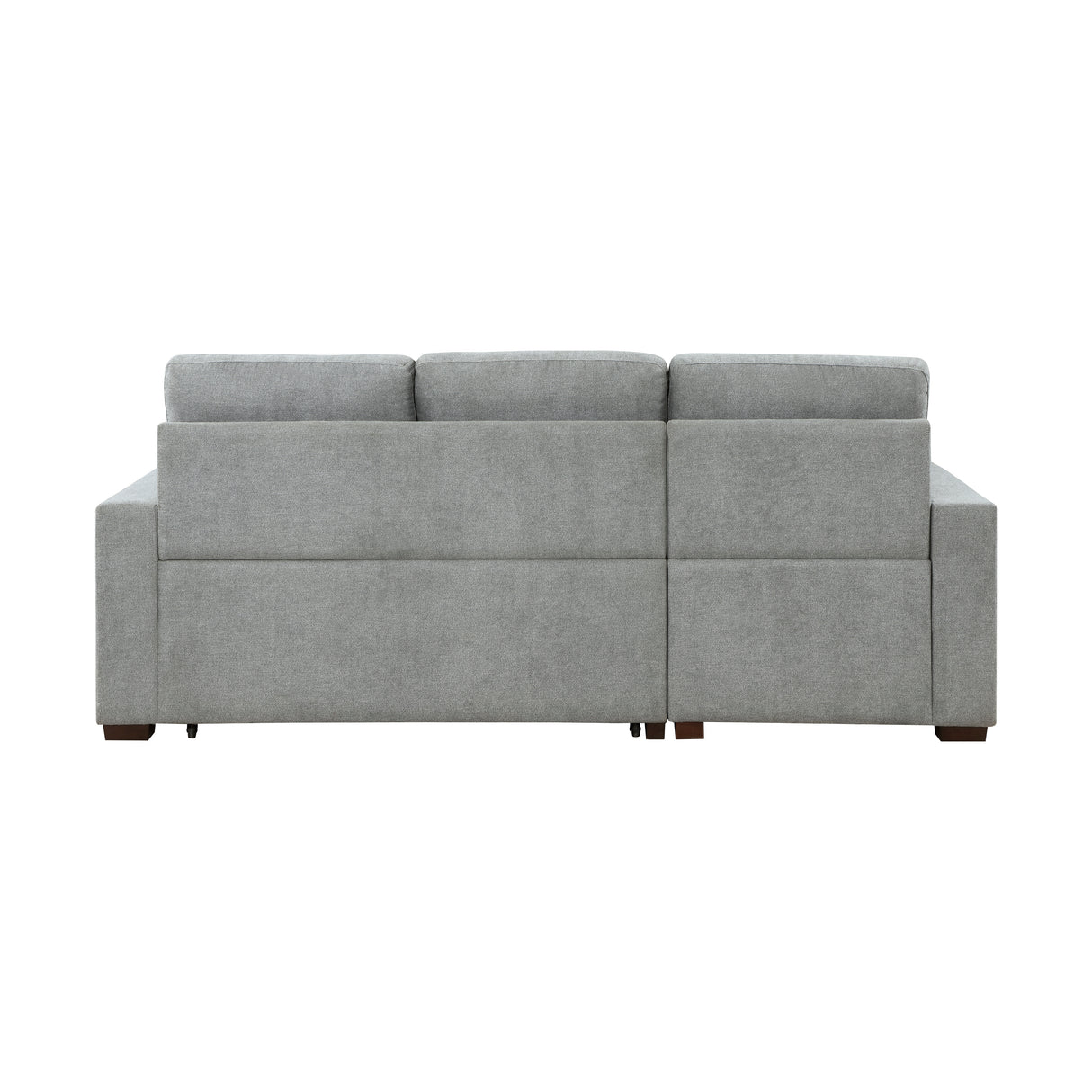 Waitsfield Gray 2-Piece Sectional with Left Chaise, Pull-out Bed and Hidden Storage from Homelegance - Luna Furniture