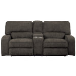 9849CH-2PWH Power Double Reclining Love Seat with Center Console, Power Headrests and USB Ports - Luna Furniture
