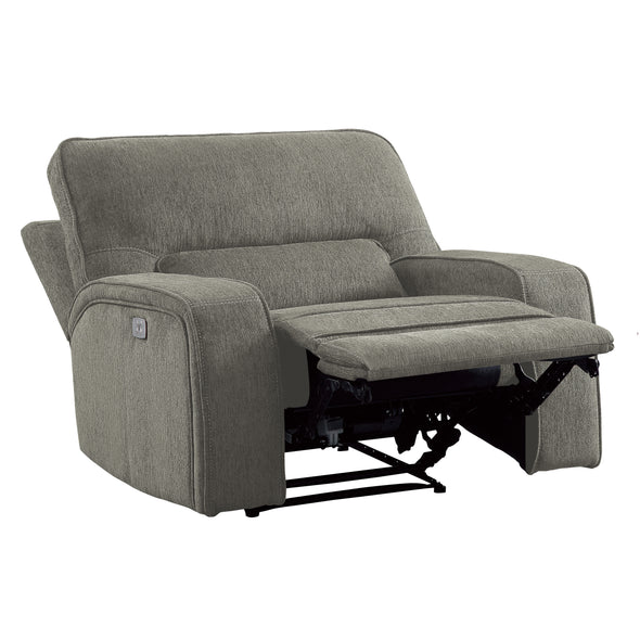9849MC-1PWH Power Reclining Chair with Power Headrest and USB Port - Luna Furniture