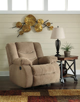 Tulen Mocha Reclining Living Room Set - Luna Furniture