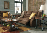 Tulen Chocolate Reclining Living Room Set - Luna Furniture