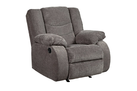 Tulen Gray Recliner from Ashley - Luna Furniture