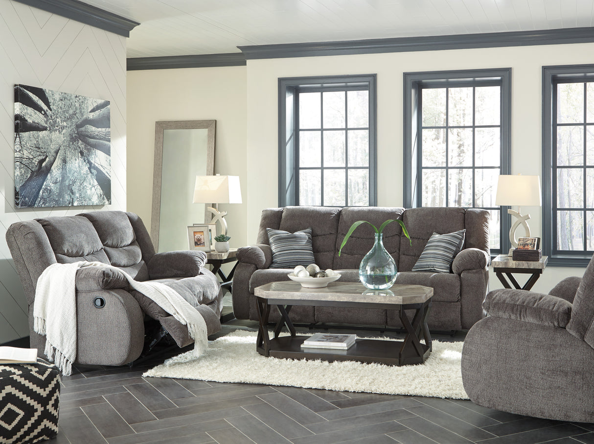 Tulen Gray Reclining Living Room Set from Ashley - Luna Furniture