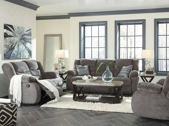 Tulen Gray Reclining Living Room Set - Luna Furniture