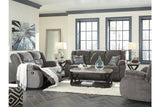 Tulen Gray Reclining Sofa from Ashley - Luna Furniture