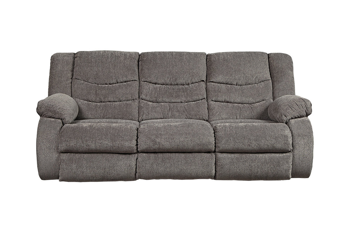 Tulen Gray Reclining Sofa from Ashley - Luna Furniture