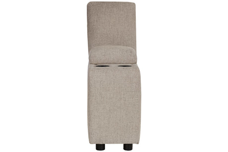 Kellway Bisque Console with Storage from Ashley - Luna Furniture