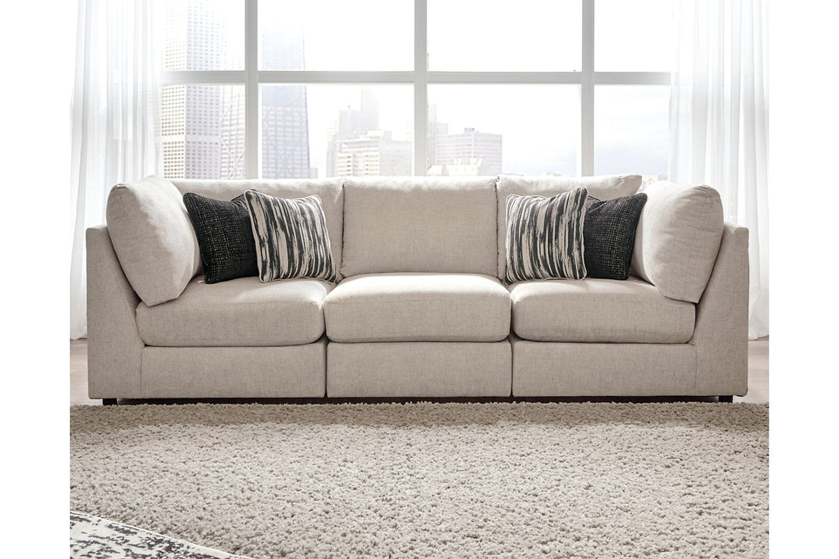 Kellway Bisque 3-Piece Sectional from Ashley - Luna Furniture