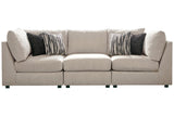 Kellway Bisque 3-Piece Sectional from Ashley - Luna Furniture
