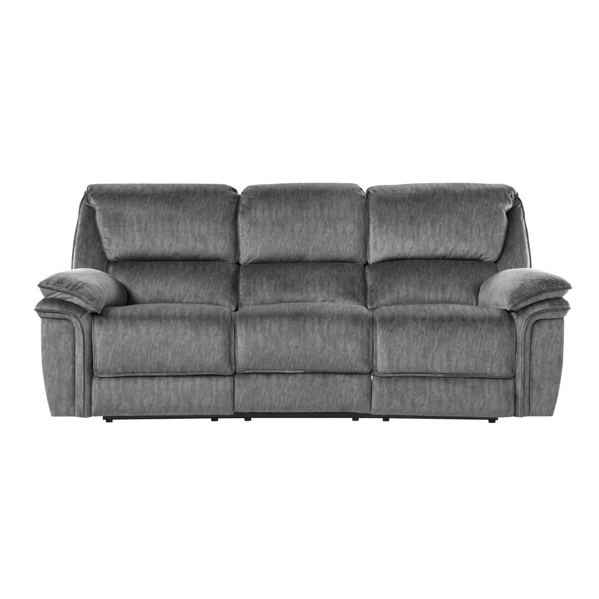 Muirfield Gray 2-Piece Double Reclining Set from Homelegance - Luna Furniture