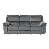 Muirfield Gray 2-Piece Double Reclining Set from Homelegance - Luna Furniture