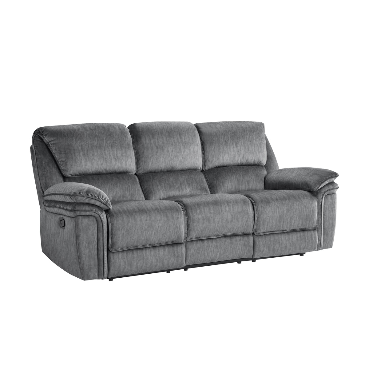 Muirfield Gray 2-Piece Double Reclining Set from Homelegance - Luna Furniture