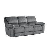 Muirfield Gray 2-Piece Double Reclining Set from Homelegance - Luna Furniture