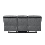 Muirfield Gray 2-Piece Double Reclining Set from Homelegance - Luna Furniture
