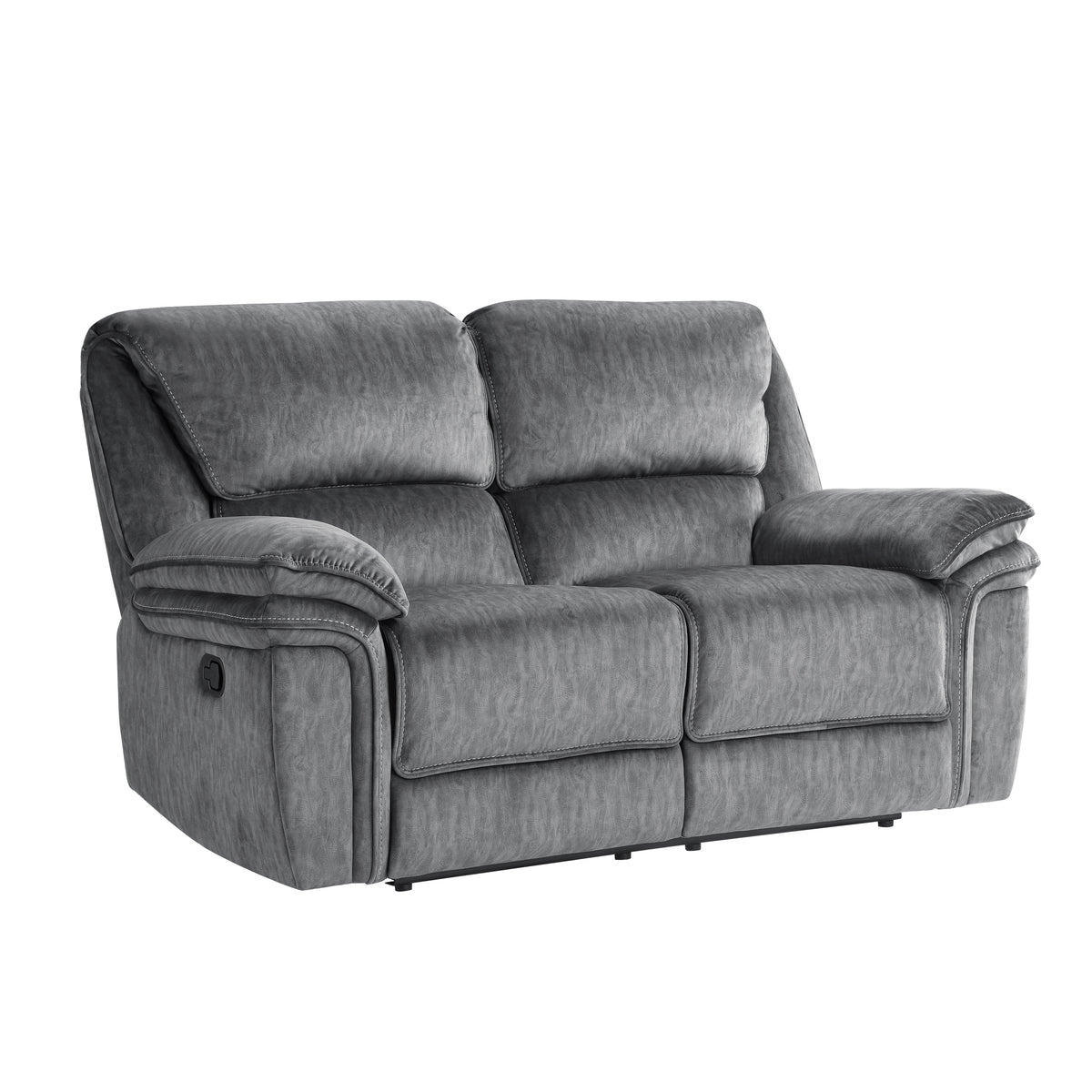 Muirfield Gray 2-Piece Double Reclining Set from Homelegance - Luna Furniture