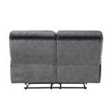 Muirfield Gray 2-Piece Double Reclining Set from Homelegance - Luna Furniture