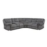 9913*32LCN2R (3)3-Piece Reclining Sectional with Left Console from Homelegance - Luna Furniture