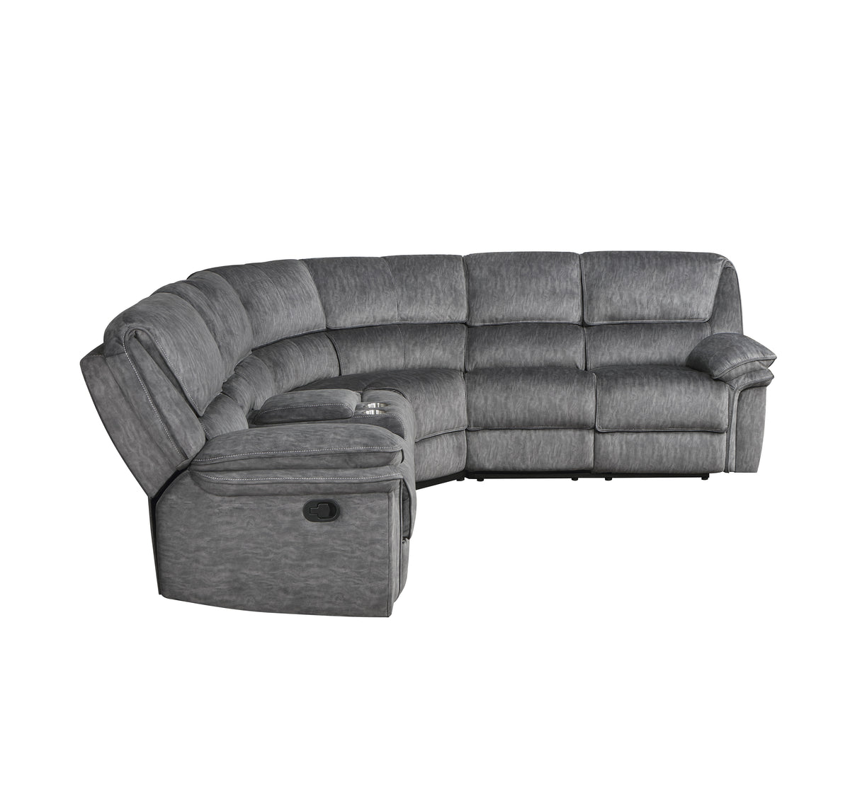9913*32LCN2R (3)3-Piece Reclining Sectional with Left Console from Homelegance - Luna Furniture