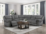 9913*32LCN2R (3)3-Piece Reclining Sectional with Left Console from Homelegance - Luna Furniture