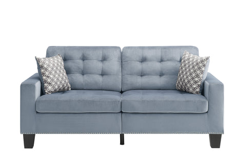Lantana Gray Classic Sofa - Luna Furniture