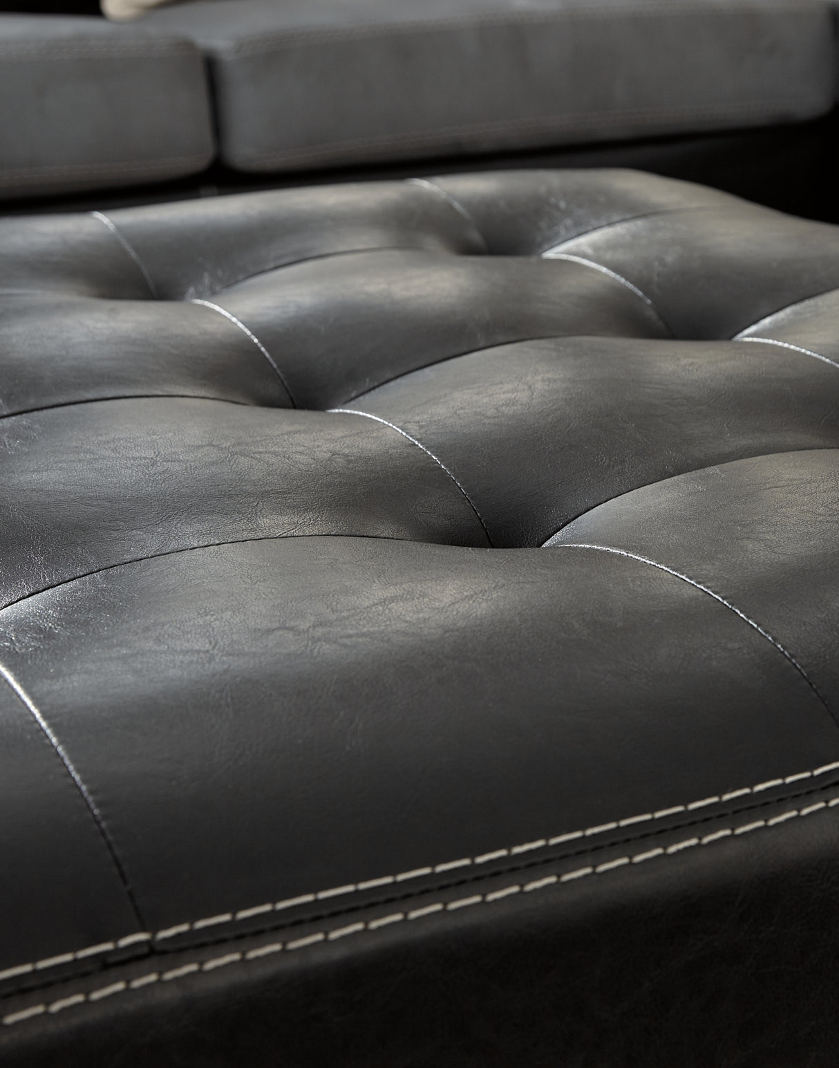Jacurso Charcoal Oversized Ottoman from Ashley - Luna Furniture