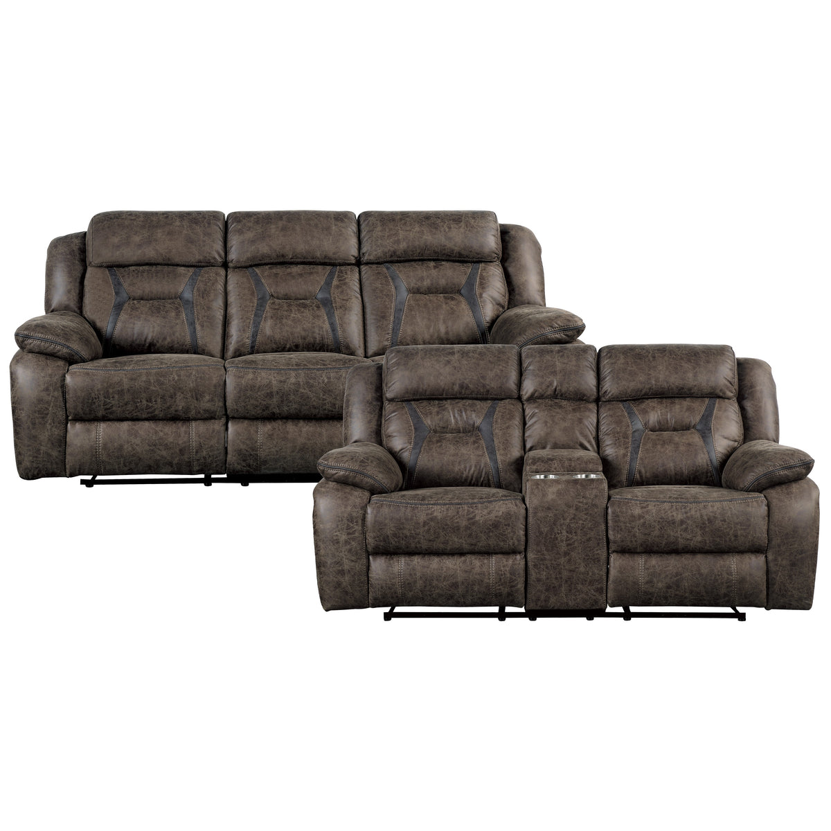 9989DB*2 Sofa and Loveseat from Homelegance - Luna Furniture