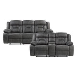 9989GY*2 Sofa and Loveseat from Homelegance - Luna Furniture