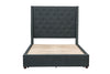 Fairborn Gray Full Upholstered Platform Bed