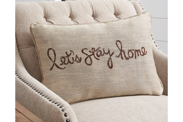 Lets Stay Home Chocolate Pillow, Set of 4