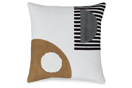 Longsum Black/White/Honey Pillow, Set of 4