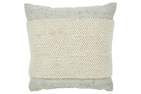 Rowcher Gray/White Pillow, Set of 4