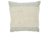 Rowcher Gray/White Pillow from Ashley - Luna Furniture