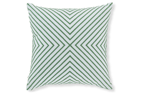 Bellvale Green/White Pillow from Ashley - Luna Furniture
