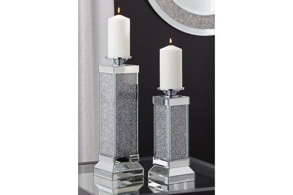 Charline Mirror Candle Holder, Set of 2