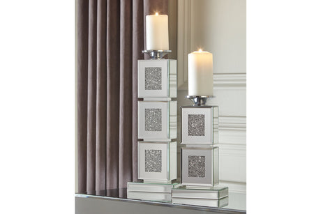 Charline Mirror Candle Holder, Set of 2 -  - Luna Furniture