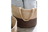 Parrish Natural/Charcoal Basket, Set of 2 -  - Luna Furniture