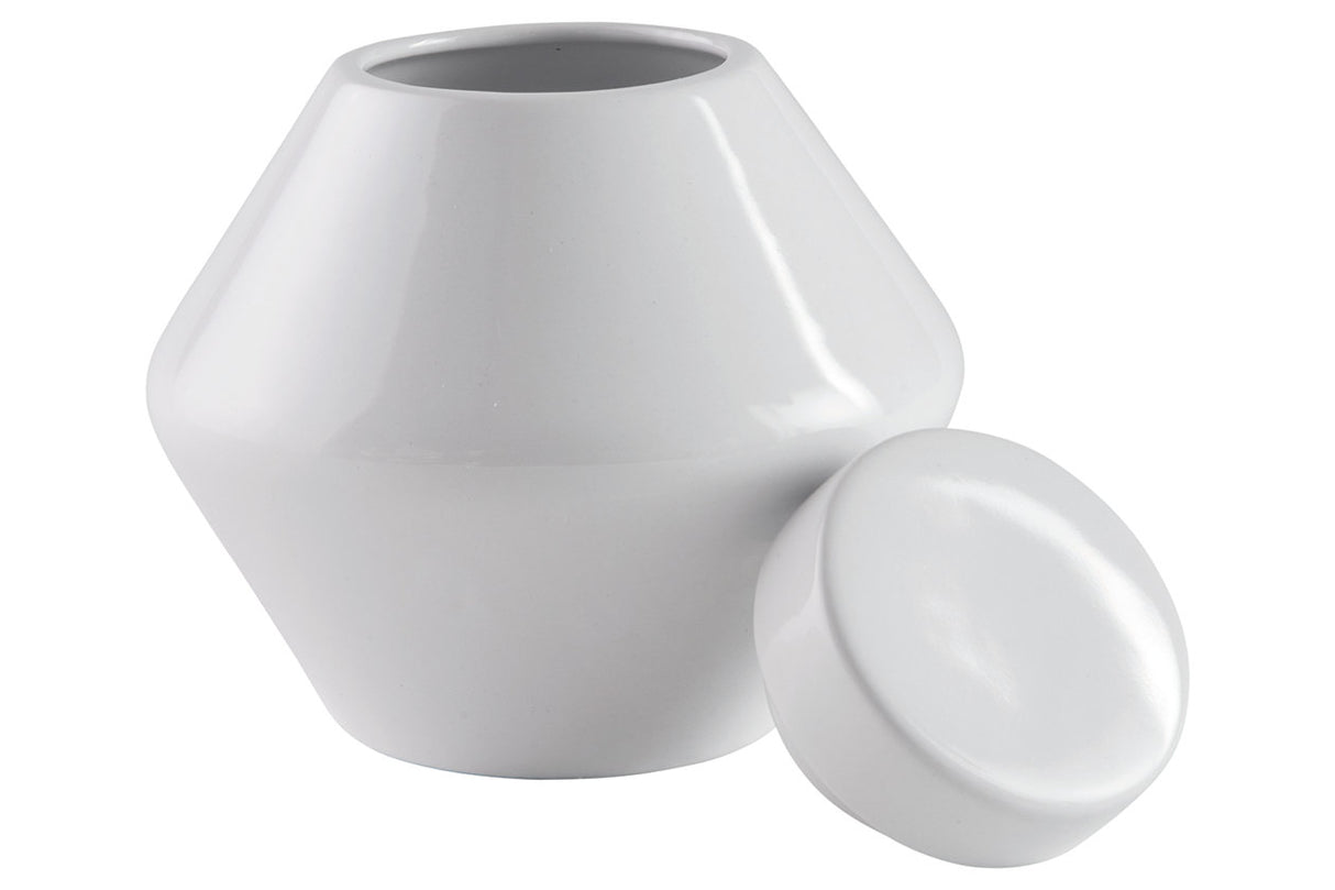 Domina White Jar from Ashley - Luna Furniture