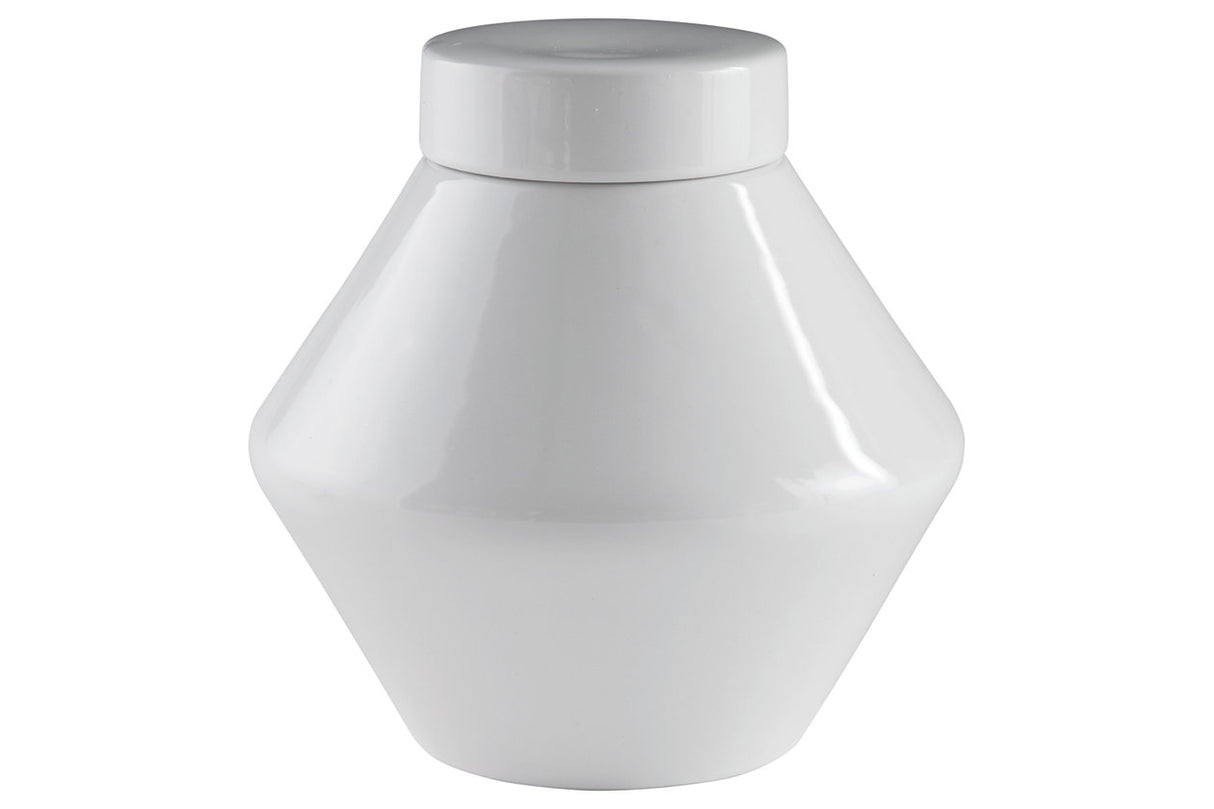 Domina White Jar from Ashley - Luna Furniture